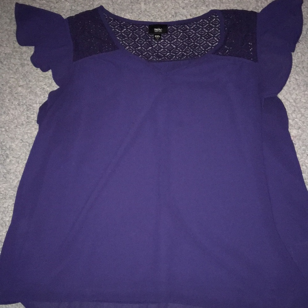 Navy blouse